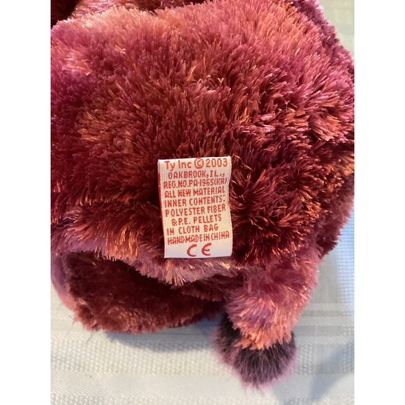 Ty Beanie Buddy Colosso the Wooly Mammoth Elephant Collectible Plush 2003 - Picture 5 of 10